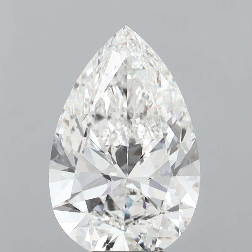 5.08 Carat E-VVS2 Pear Lab Diamond