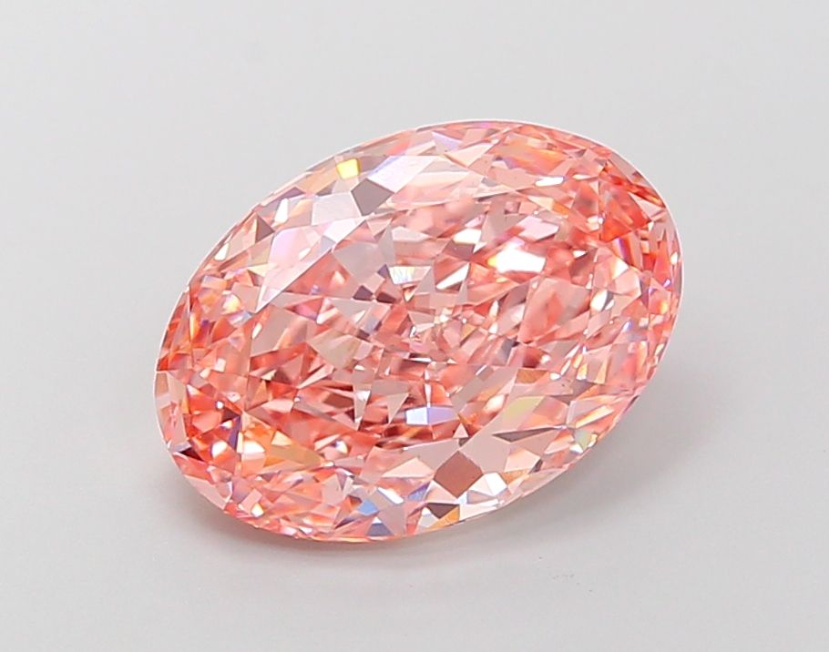 4.64 Carat Oval Cut Fancy Pink