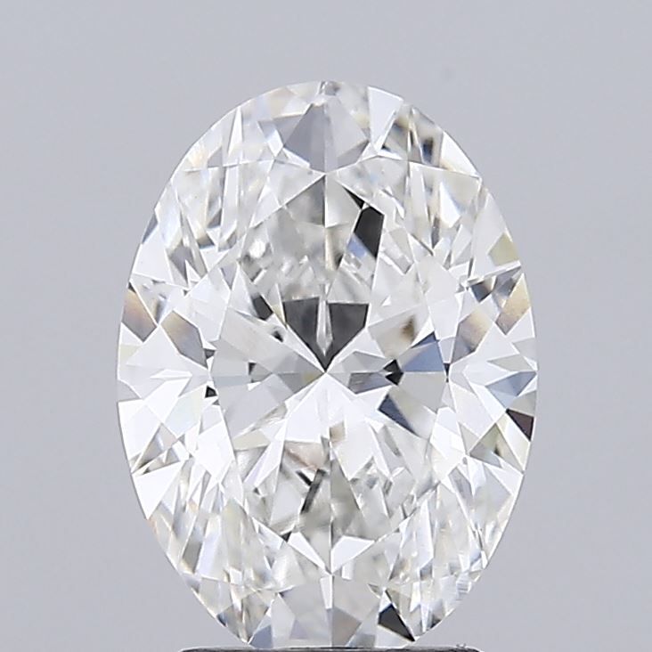 3.04 Carat F-VVS2 Oval Lab Diamond