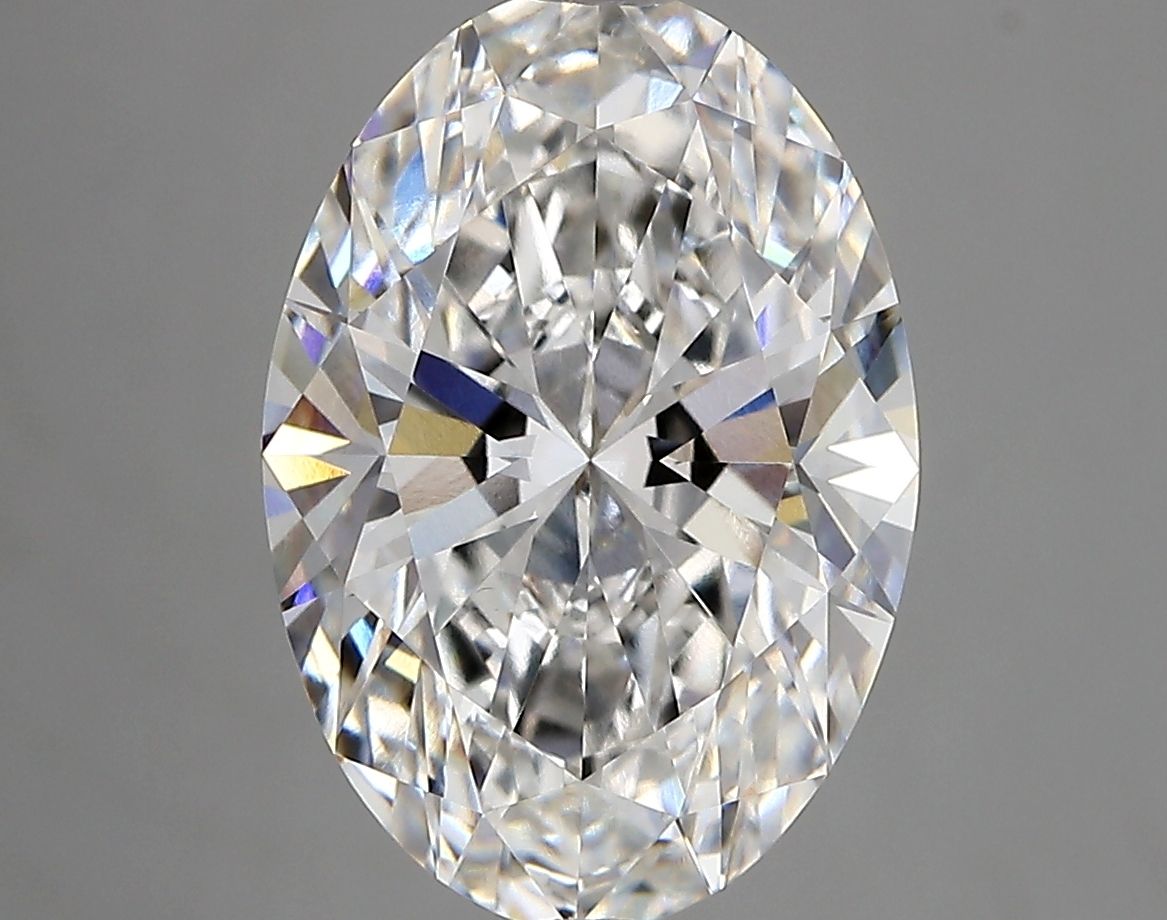 4.54 Carat F-VVS1 Oval Lab Diamond