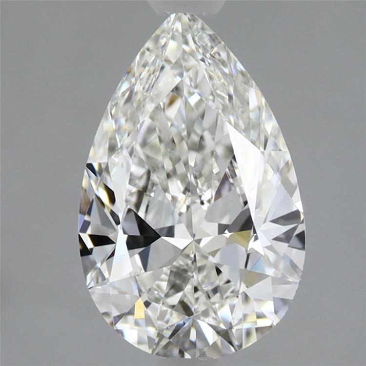 1.86 Carat F-VVS2 Pear Lab Diamond