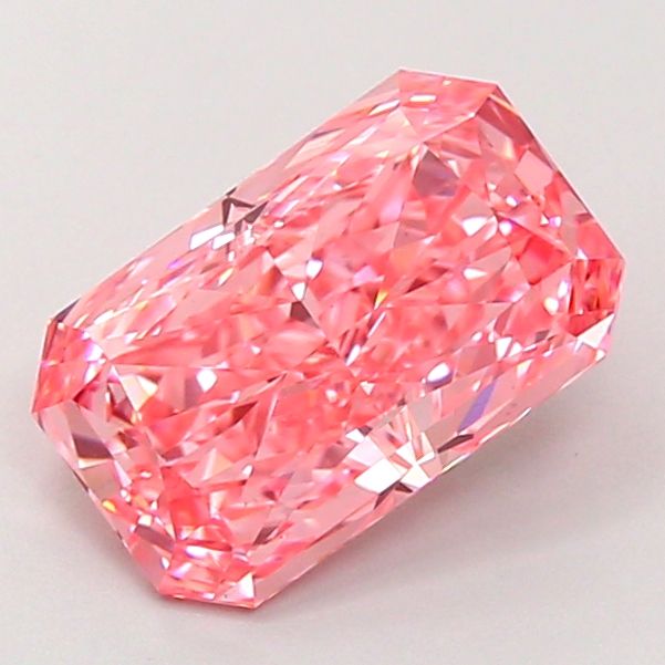 3.05 Carat Radiant Cut Fancy Pink