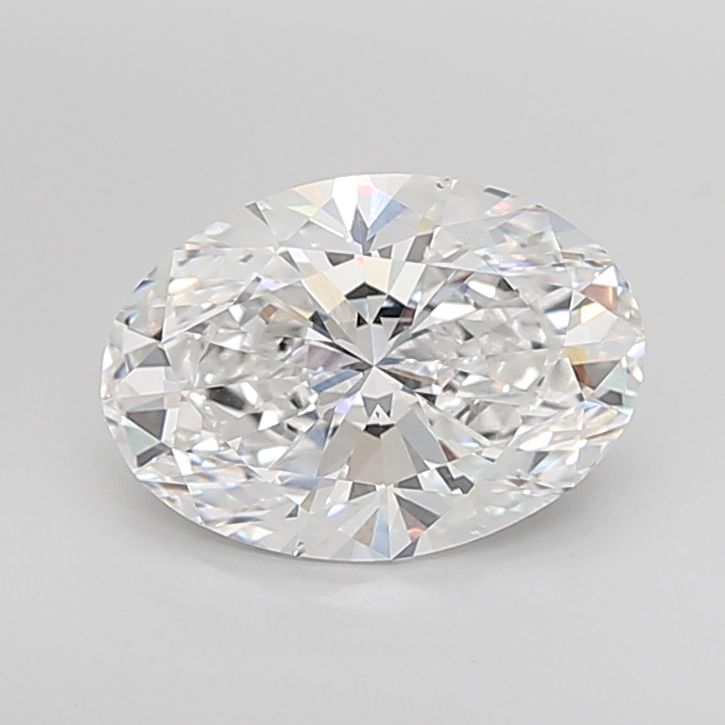 5.04 Carat D-VVS2 Oval Lab Diamond