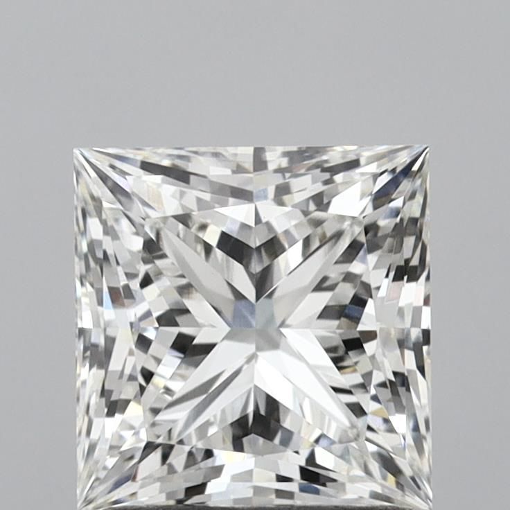 1.61 Carat G-VVS2 Princess Lab Diamond