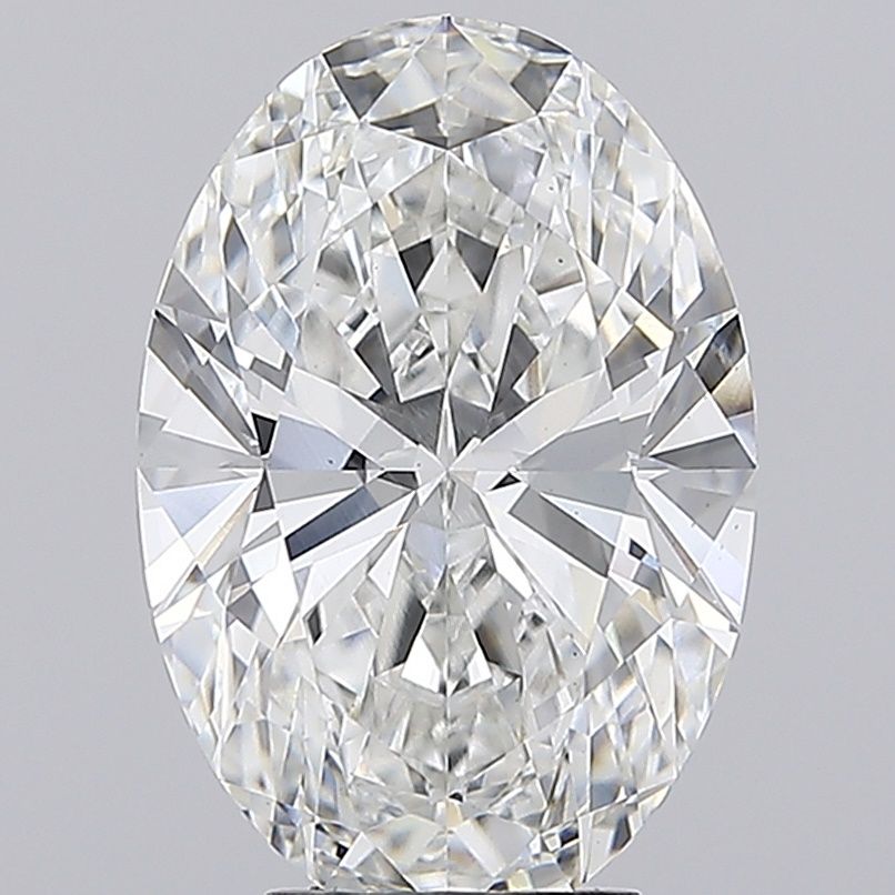 5.01 Carat F-VVS2 Oval Lab Diamond