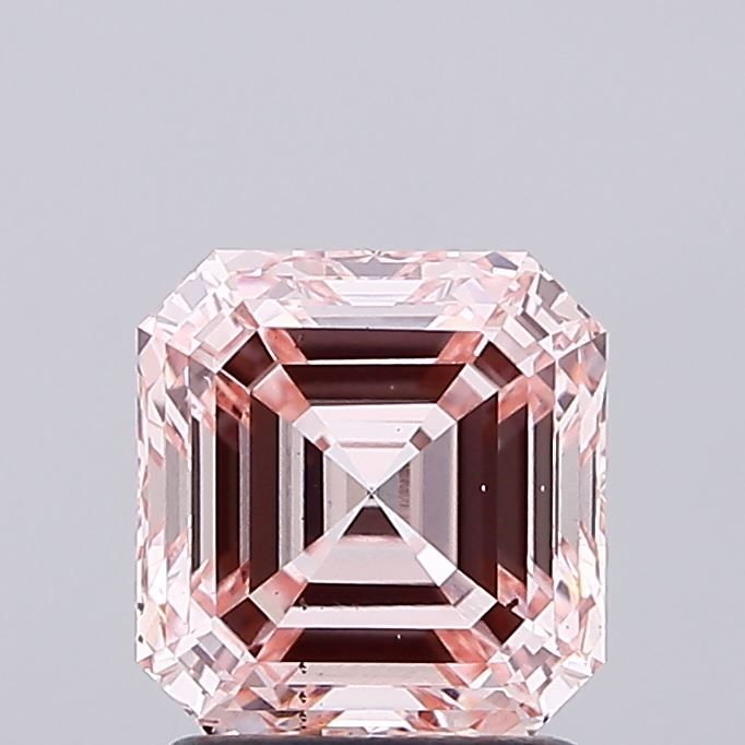 2.00 Carat Asscher Cut Fancy Pink