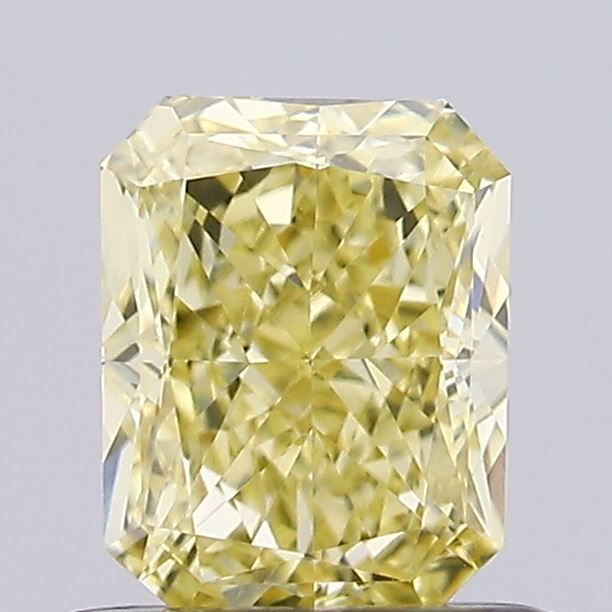 0.74 Carat Radiant Cut Fancy Yellow