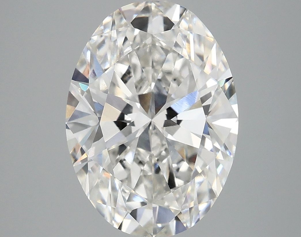3.46 Carat F-VVS2 Oval Lab Diamond