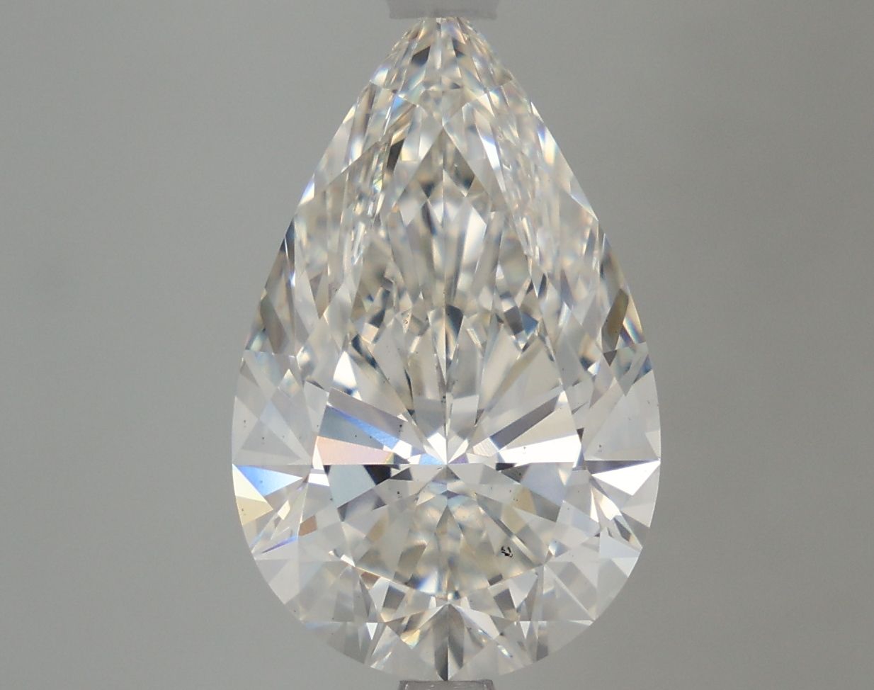 4.97 Carat G-VS2 Pear Lab Diamond