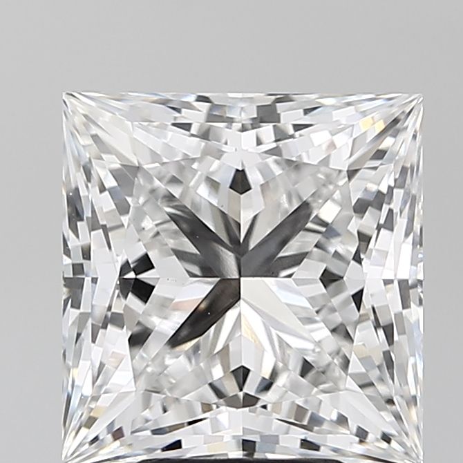 5.09 Carat F-VS1 Princess Lab Diamond