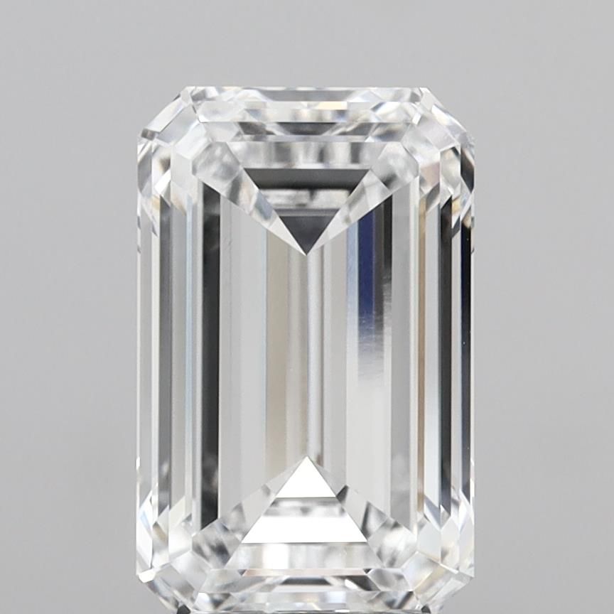 4.00 Carat D-VVS2 Emerald Lab Diamond