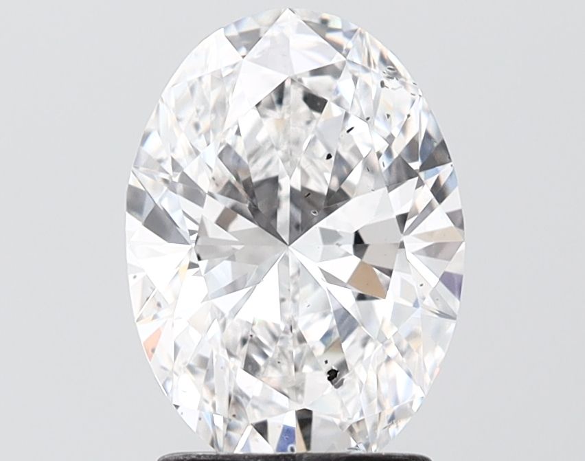 2.04 Carat D-SI1 Oval Lab Diamond