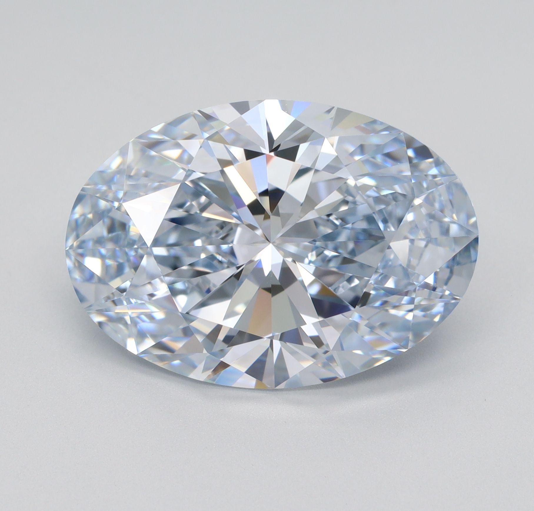 8.02 Carat I-IF Oval Lab Diamond