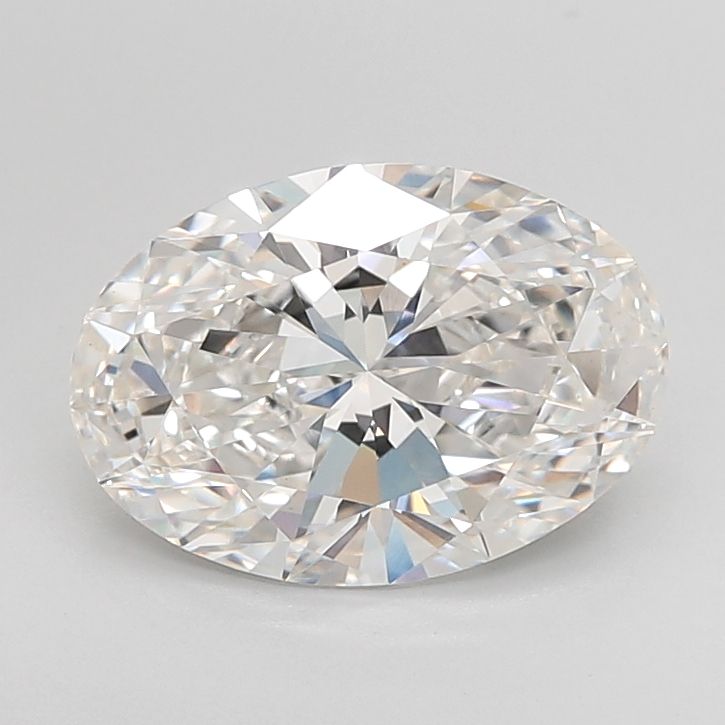 4.05 Carat F-VVS2 Oval Lab Diamond