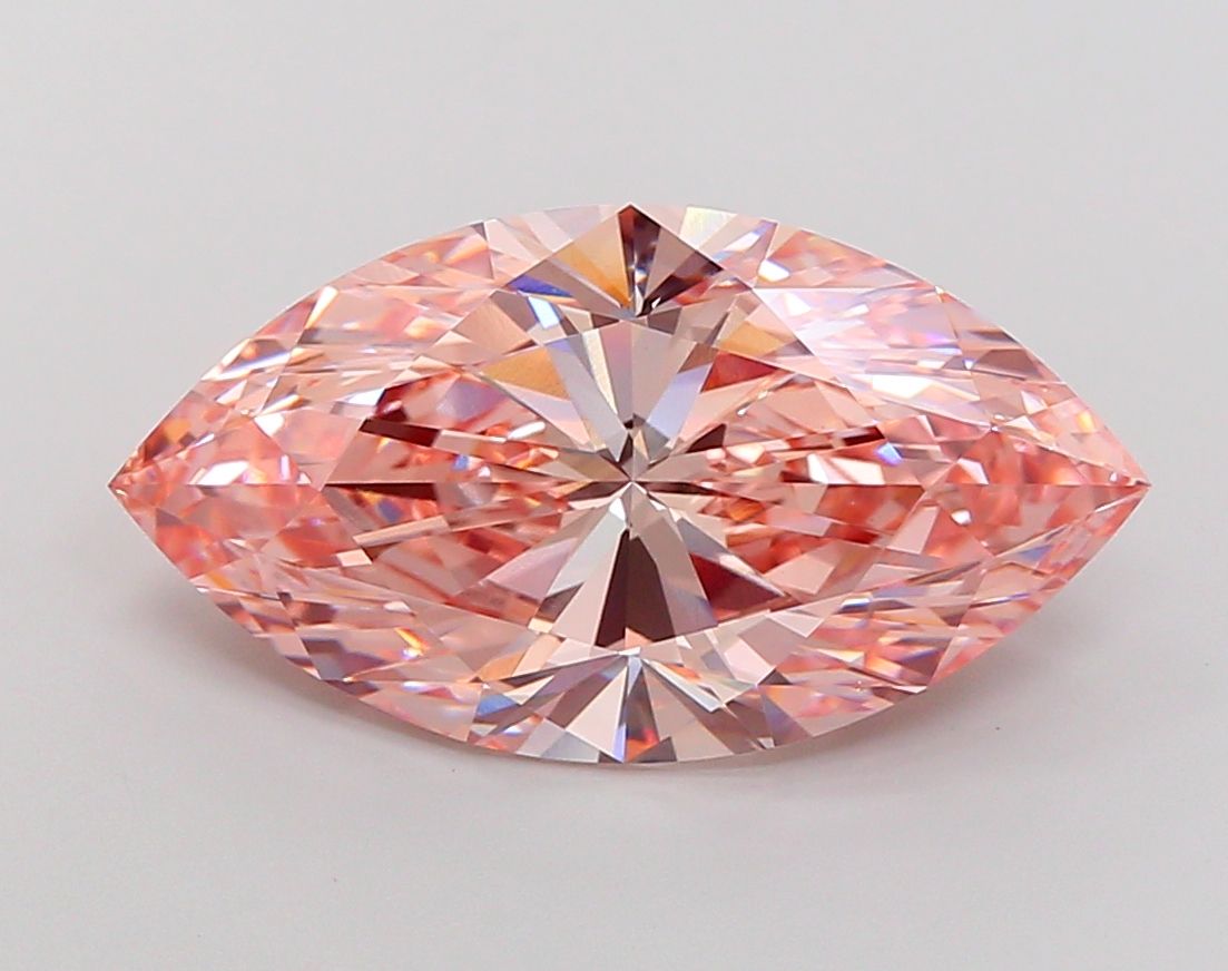 10.01 Carat Marquise Cut Fancy Pink