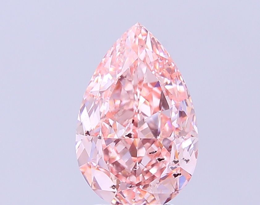 3.00 Carat Pear Cut Fancy Pink