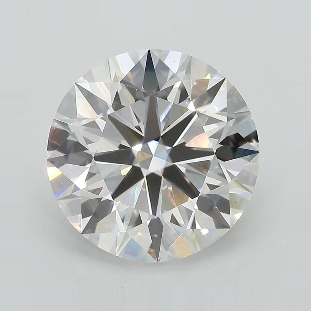 5.27 Carat F-VVS2 Round Lab Diamond