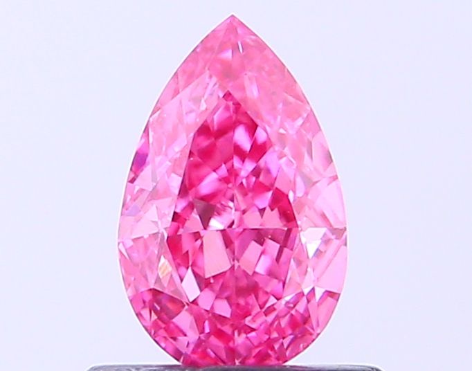 0.52 Carat Pear Cut Fancy Pink