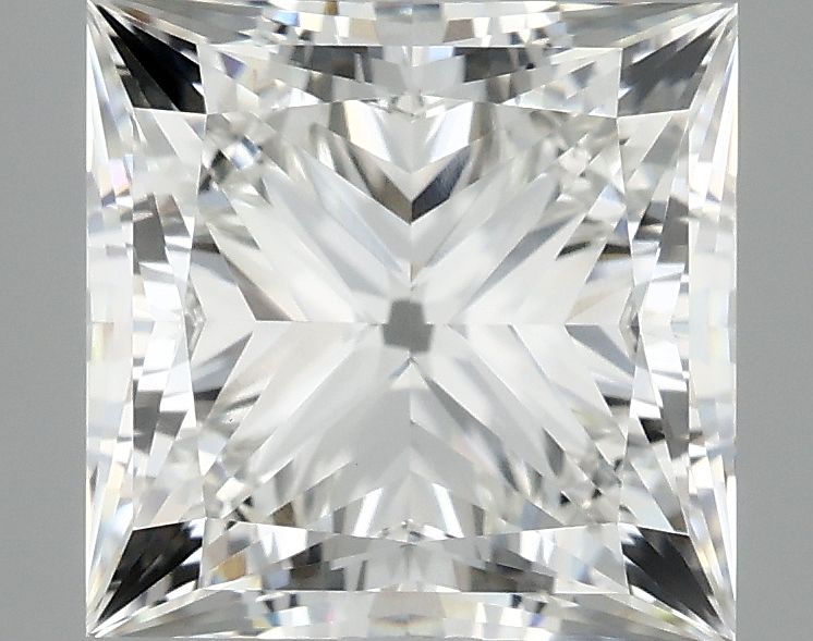 4.05 Carat F-VVS2 Princess Lab Diamond