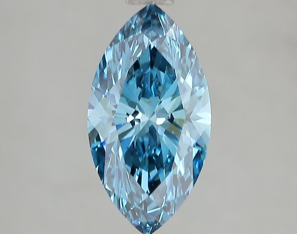 2.09 Carat Marquise Cut Fancy Blue
