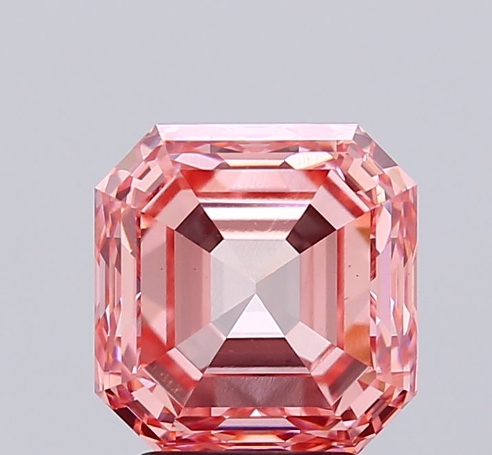 3.53 Carat Asscher Cut Fancy Pink