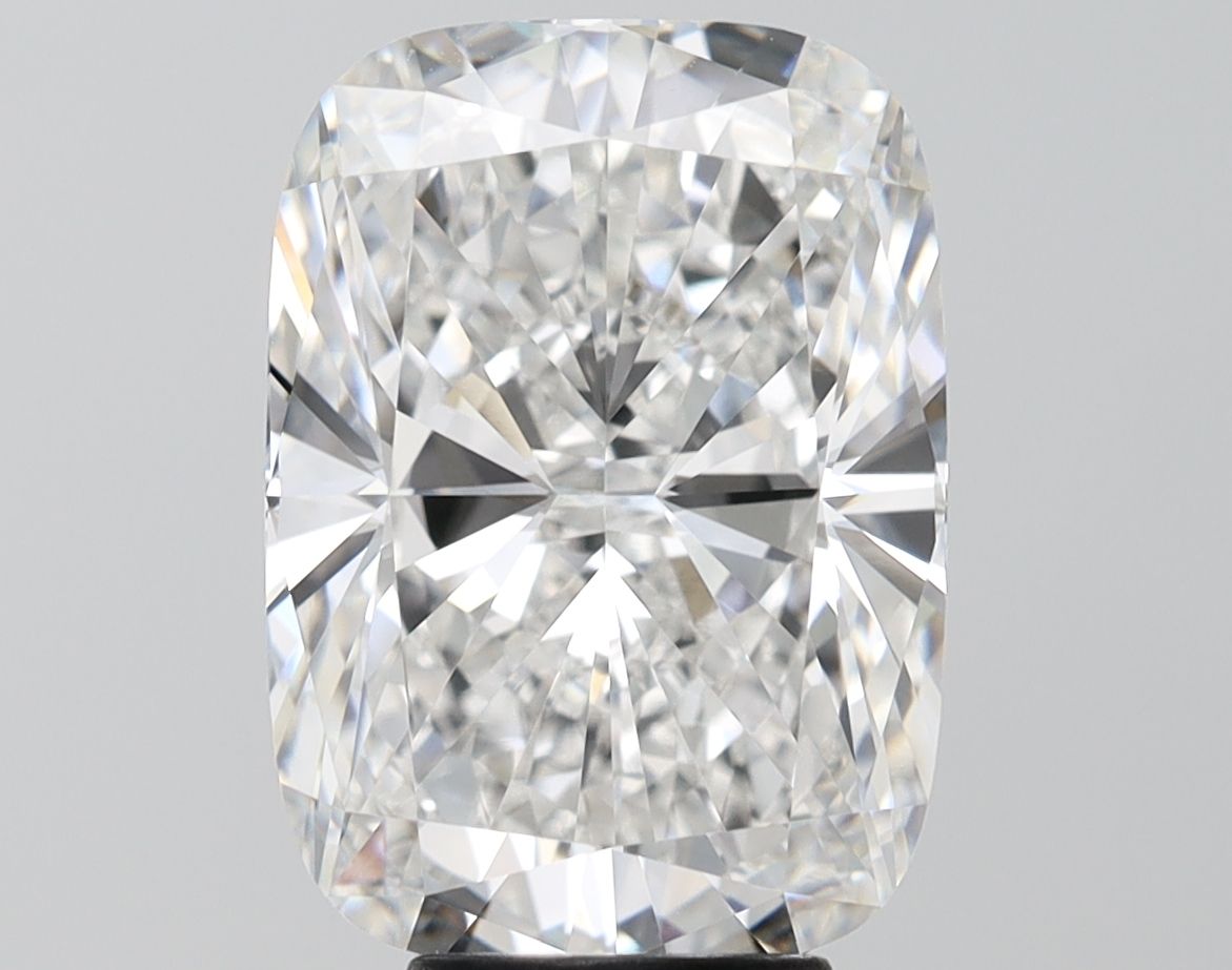 6.40 Carat F-VVS1 Cushion Lab Diamond