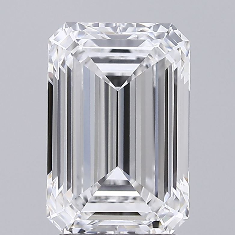 2.57 Carat D-VVS2 Emerald Lab Diamond