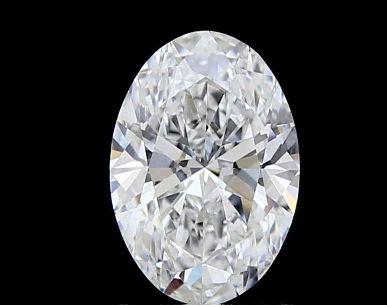 1.56 Carat F-VVS2 Oval Lab Diamond