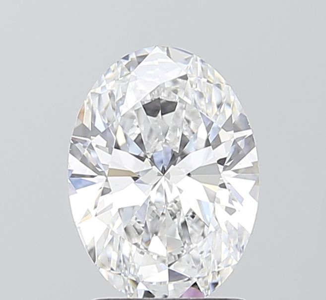 1.52 Carat D-VVS2 Oval Lab Diamond