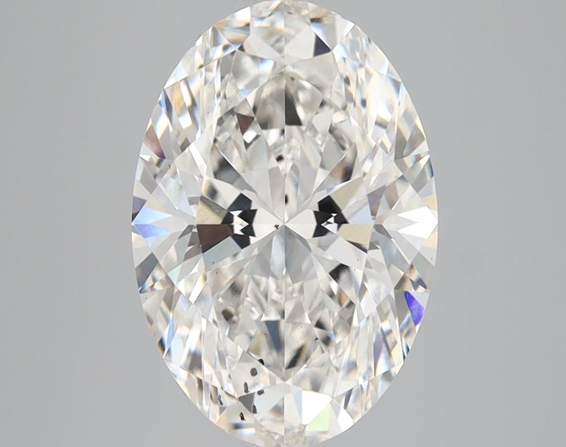 3.16 Carat G-SI1 Oval Lab Diamond
