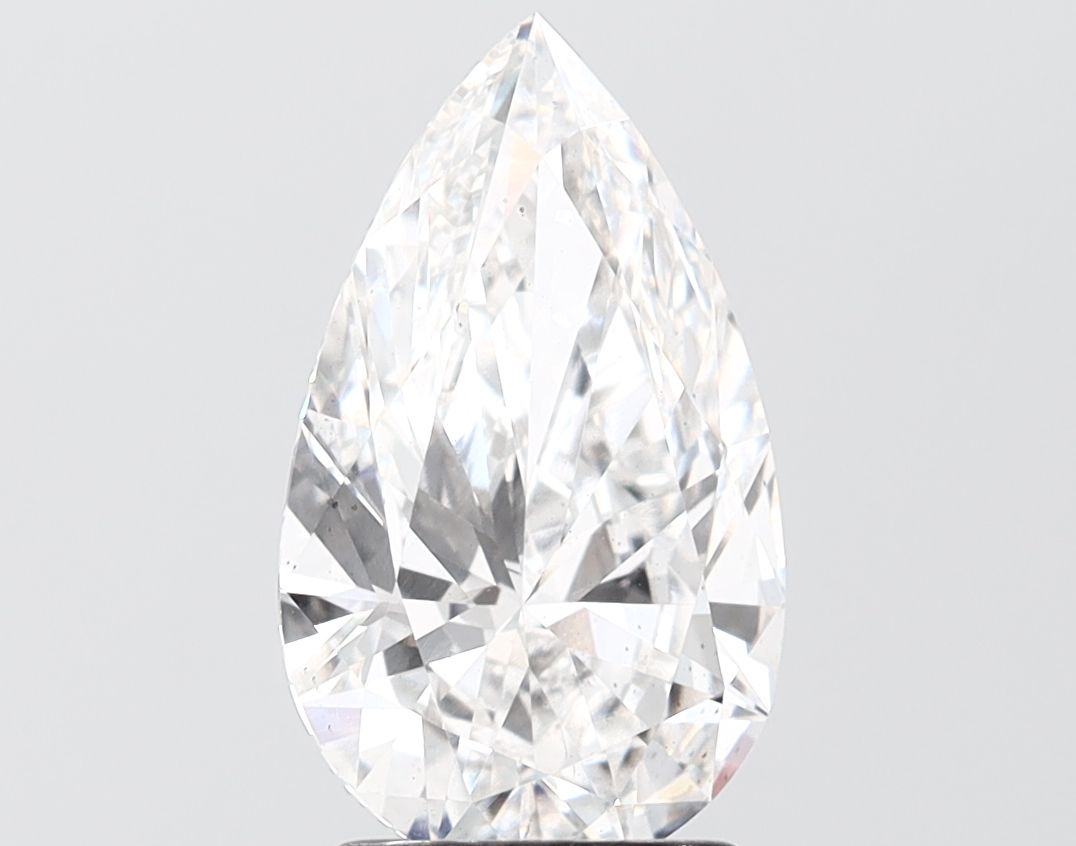 2.52 Carat F-VS2 Pear Lab Diamond