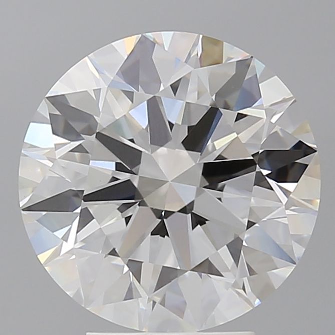 4.57 Carat E-VVS2 Round Lab Diamond