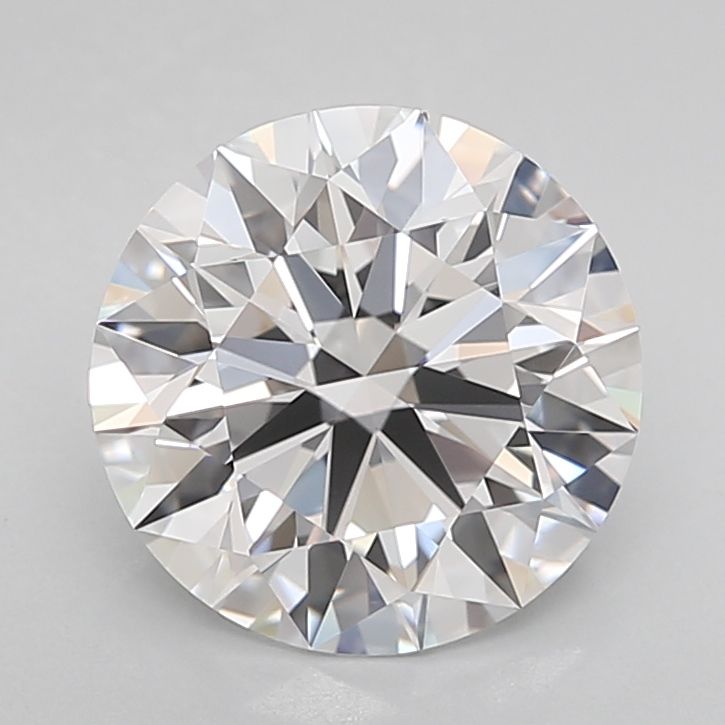 2.92 Carat D-IF Round Lab Diamond