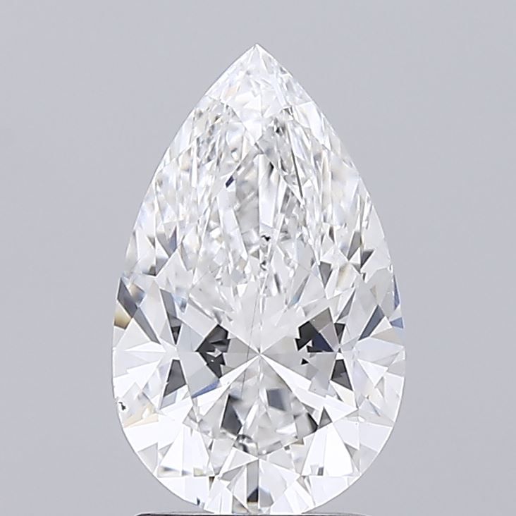 2.00 Carat E-VS2 Pear Lab Diamond