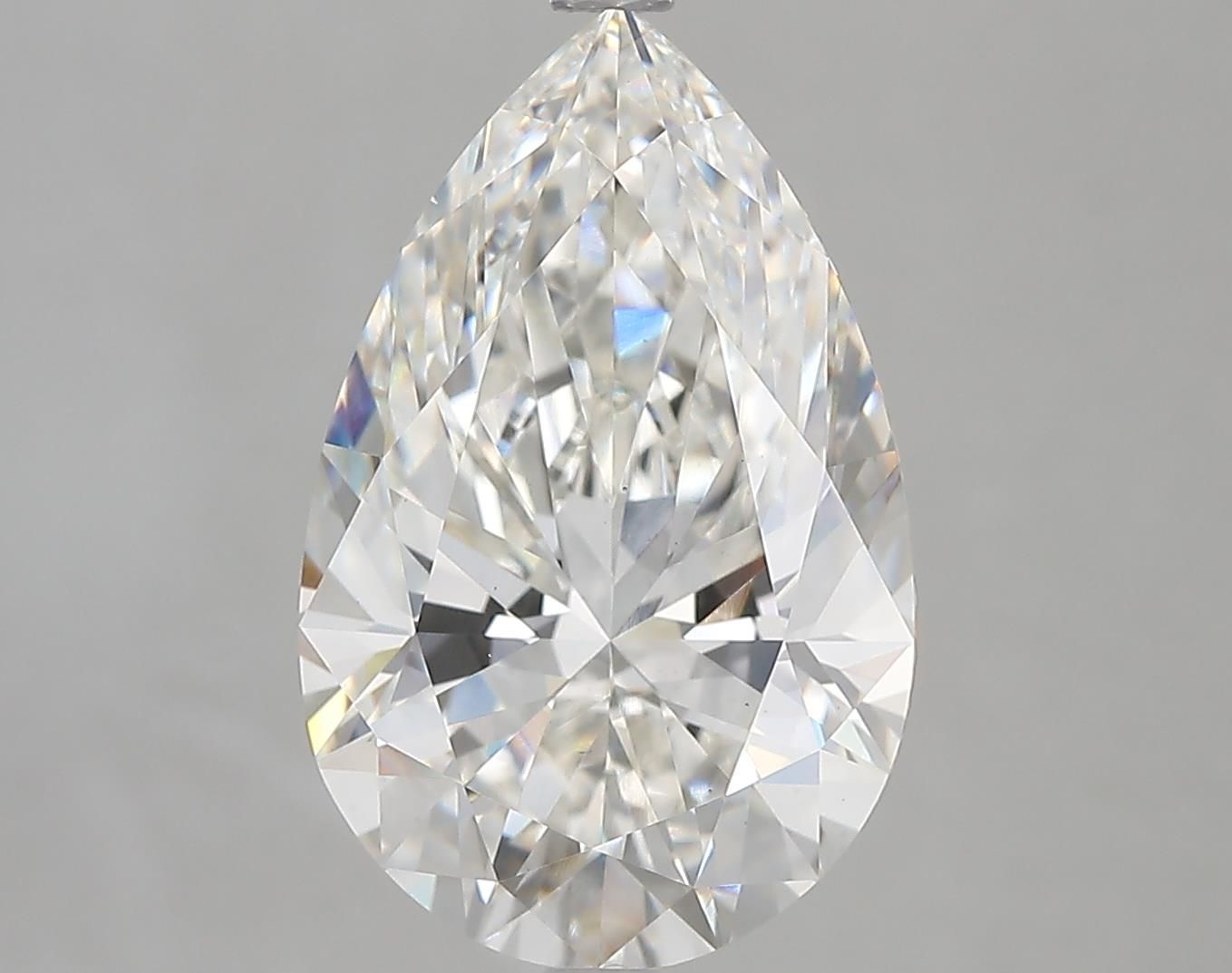 5.02 Carat H-VS1 Pear Lab Diamond