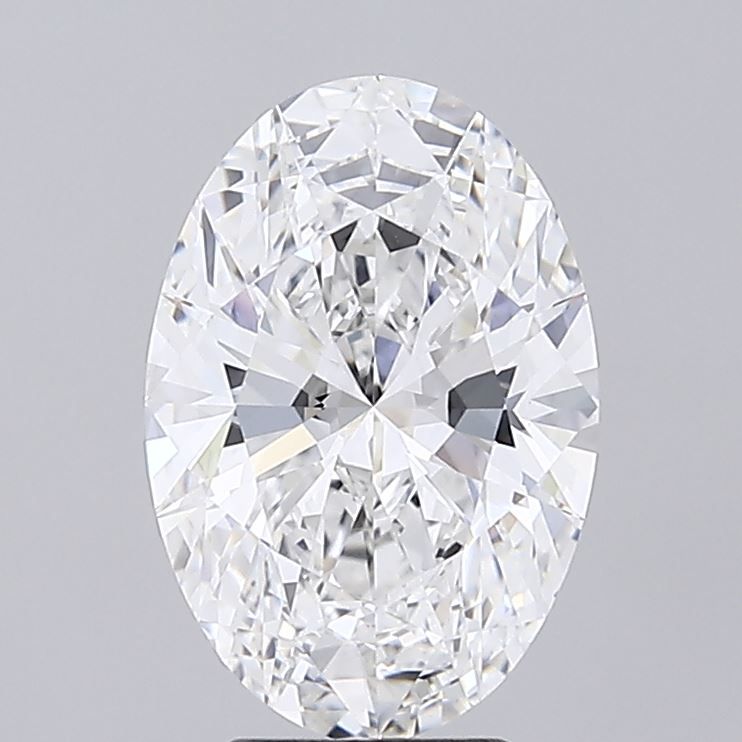 4.05 Carat D-VVS2 Oval Lab Diamond