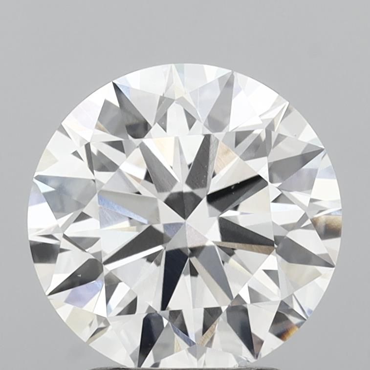2.42 Carat F-VVS2 Round Lab Diamond