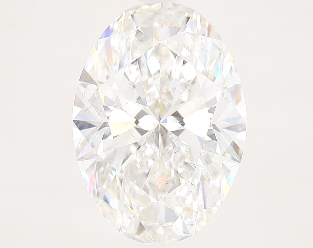 5.25 Carat F-SI1 Oval Lab Diamond
