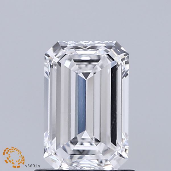 1.00 Carat D-VS1 Emerald Lab Diamond