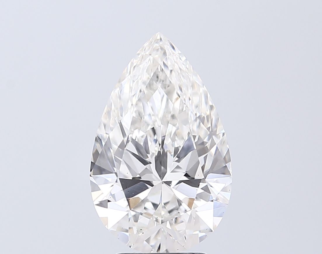 3.56 Carat F-VS2 Pear Lab Diamond
