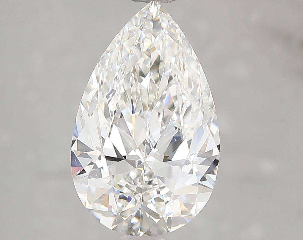 3.02 Carat G-VS1 Pear Lab Diamond