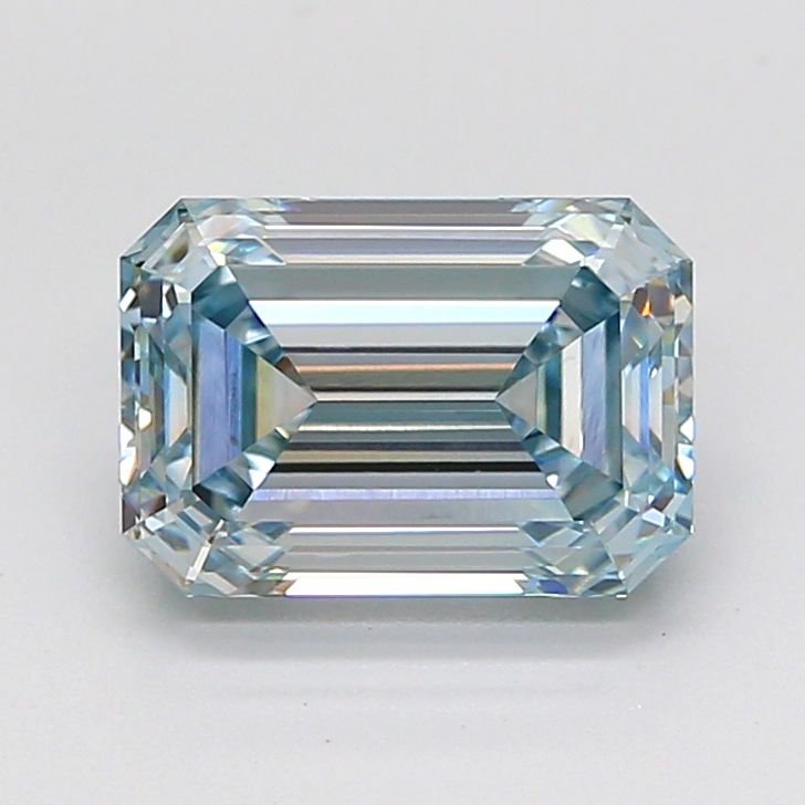 2.01 Carat Emerald Cut Fancy Green