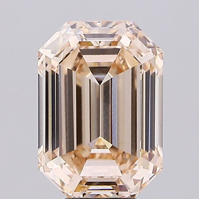 6.44 Carat Emerald Cut Fancy Brown