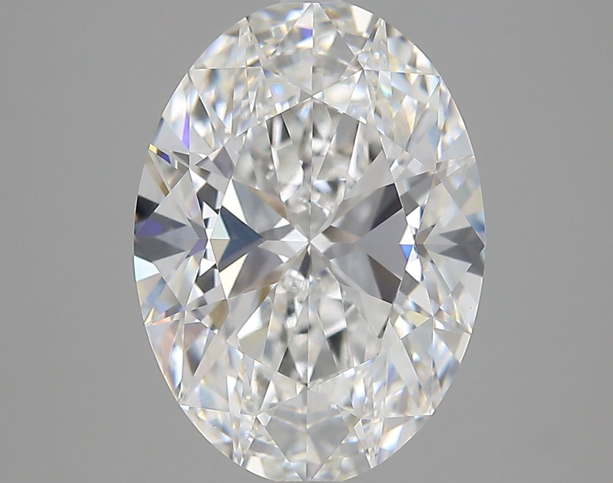 5.07 Carat F-VVS2 Oval Lab Diamond