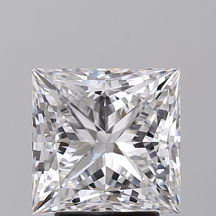 3.49 Carat D-VVS2 Princess Lab Diamond