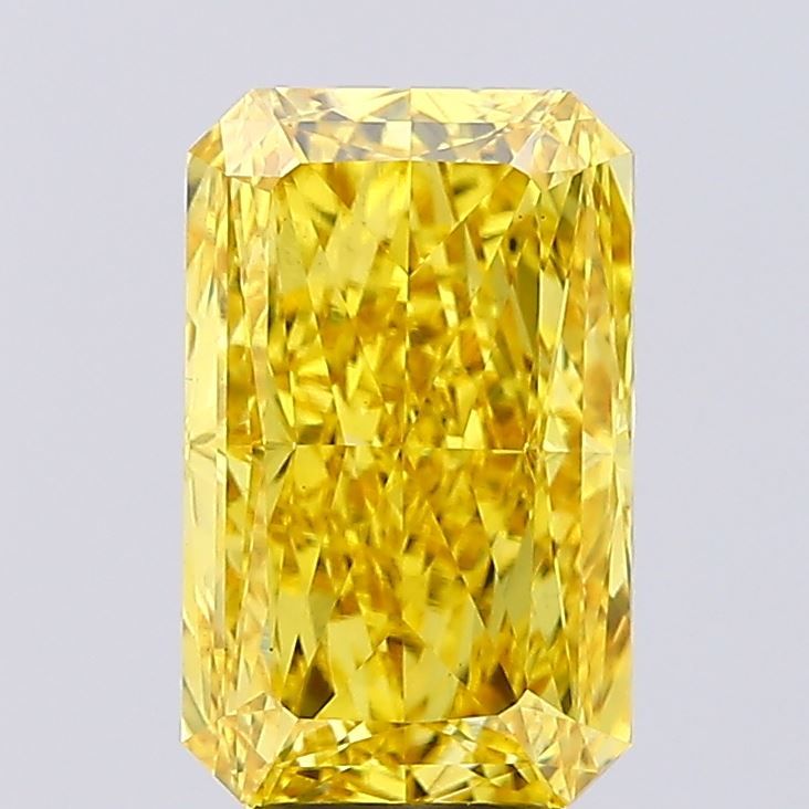 4.55 Carat Radiant Cut Fancy Yellow