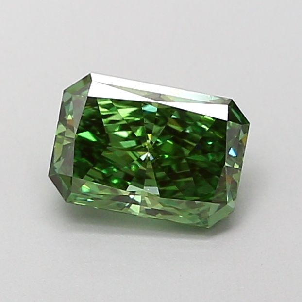 1.04 Carat Radiant Cut Fancy Green