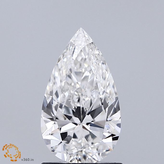 1.00 Carat F-VS1 Pear Lab Diamond
