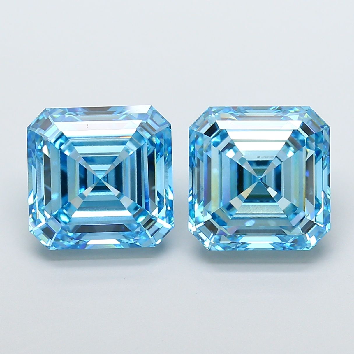 10.25 Carat Asscher Cut Fancy Blue