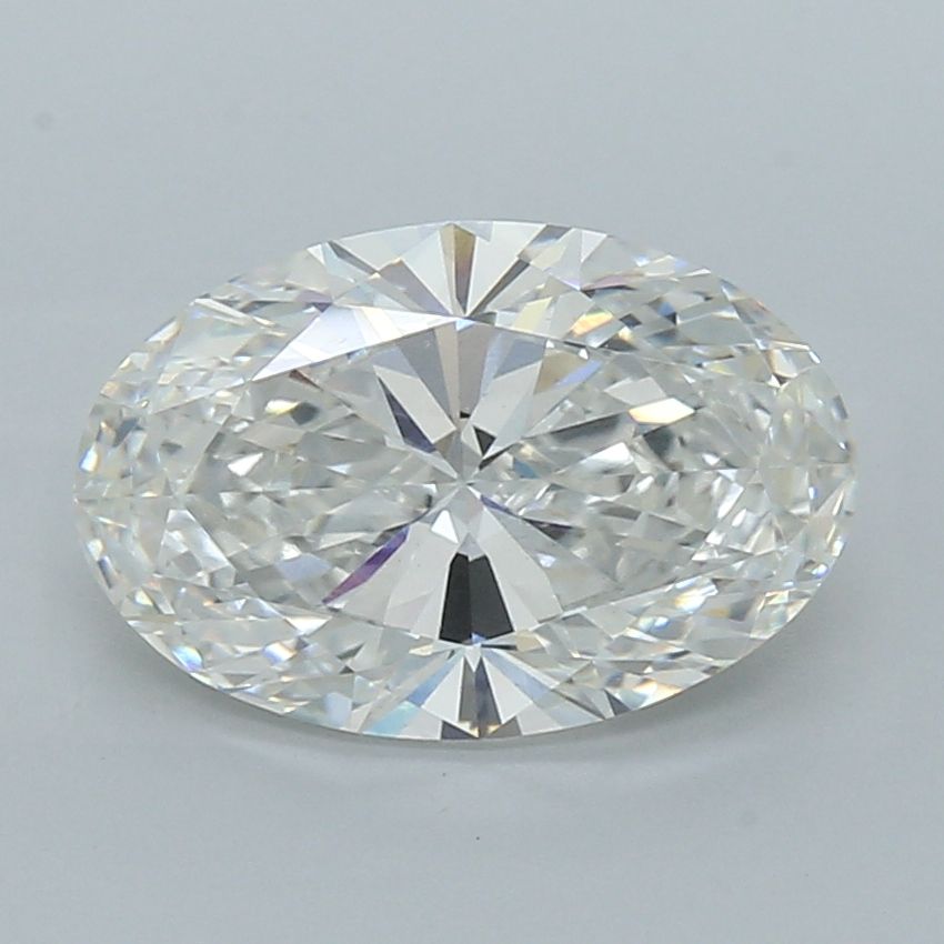 3.76 Carat G-VS1 Oval Lab Diamond
